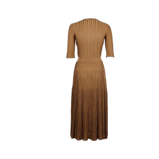 Pleated Midi Dress