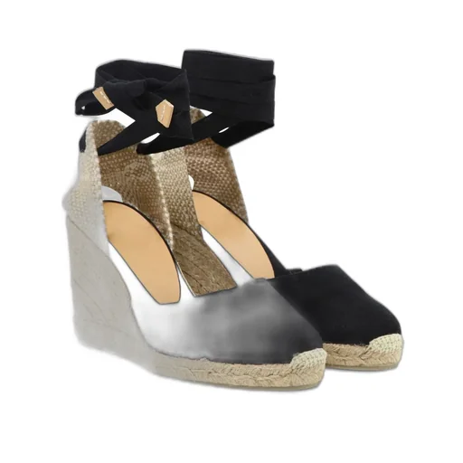 Carina Ankle-Tie Wedge Pumps