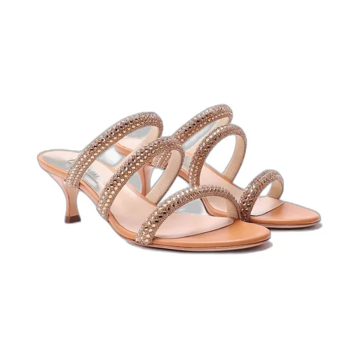 Embellished Slip-On Sandals