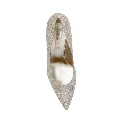 Glistening Pointed-Toe Pumps