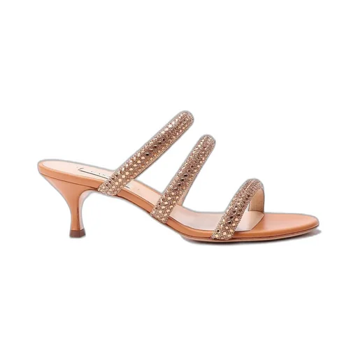 Embellished Slip-On Sandals