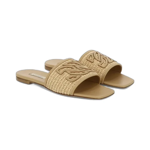 Portofino Logo-Patch Square-Toe Slides