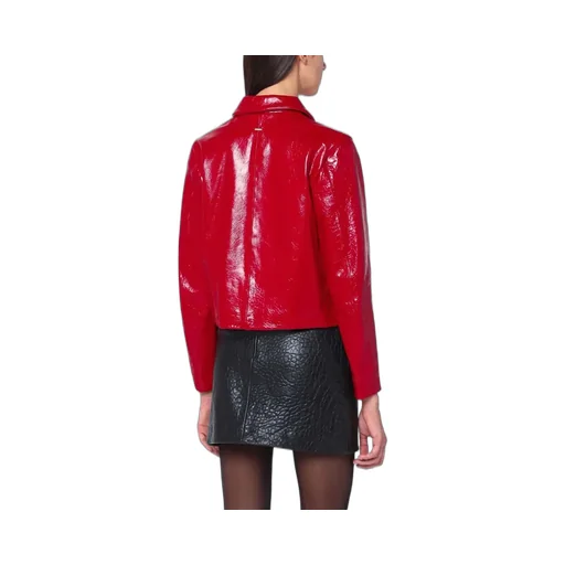Glossy Cropped Jacket