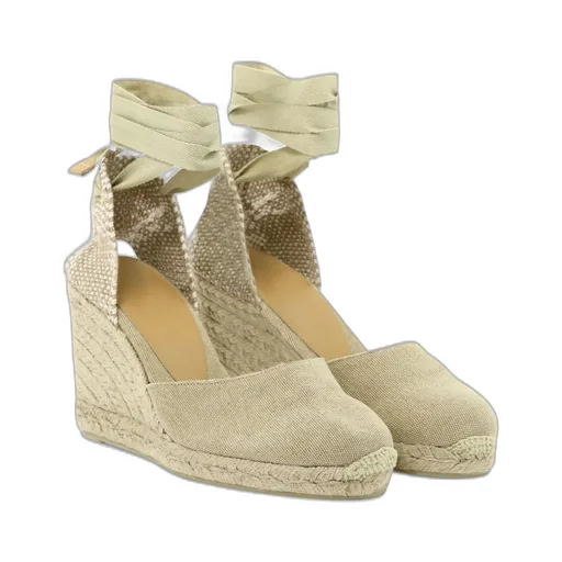 Round Toe Tie-Fastened Espadrilles