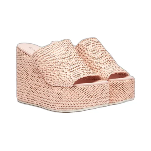 Twiga Wedge Slip-On Mules