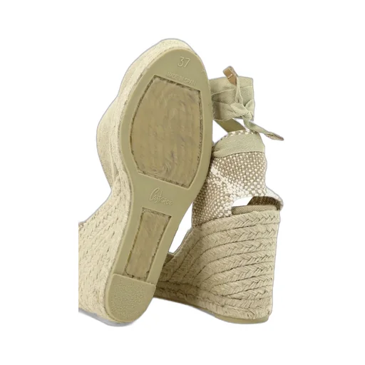 Round Toe Tie-Fastened Espadrilles