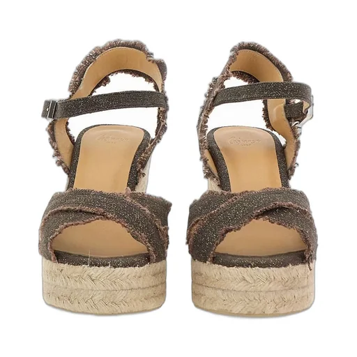 Bromelia Ankle Strap Wedge Espadrilles