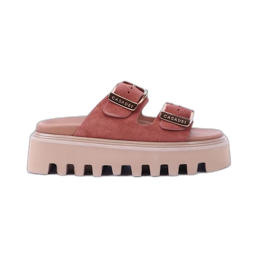 Double-Strap Slip-On Sandals