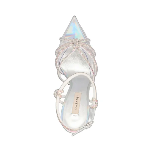 Blade Embellished Pointed-Toe Sandals