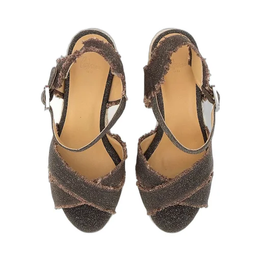 Bromelia Ankle Strap Wedge Espadrilles