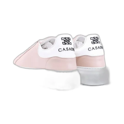 Round-Toe Lace-Up Sneakers