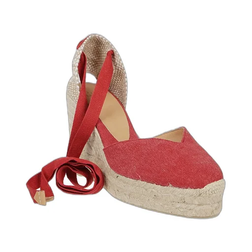 Iconic Chiara Lace-Up Wedge Espadrilles