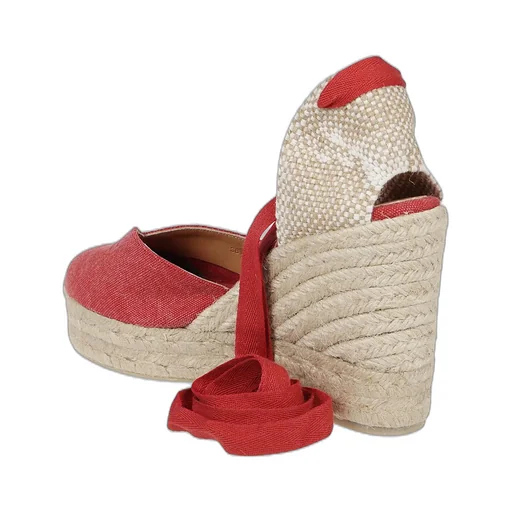 Iconic Chiara Lace-Up Wedge Espadrilles