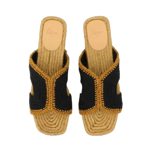 Pura Braided Strap Flat Sandals