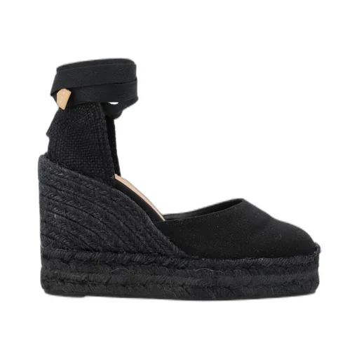 Carina Wedge Ankle-Strap Espadrilles