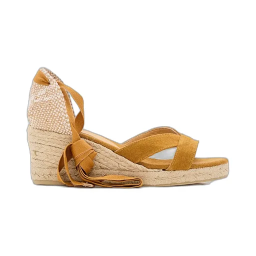 Open-Toe Wedge Espadrilles