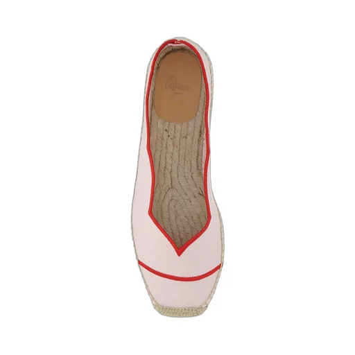 Contrasting Trim Slip-On Espadrillas