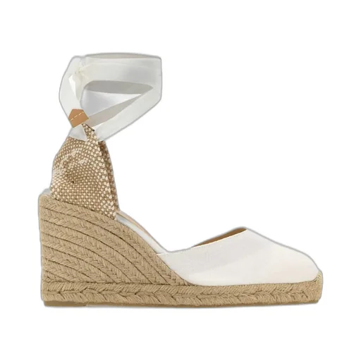 Almond Toe Ankle-Strap Wedge Espadrilles