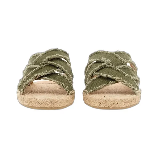 Pilita Frayed Slides
