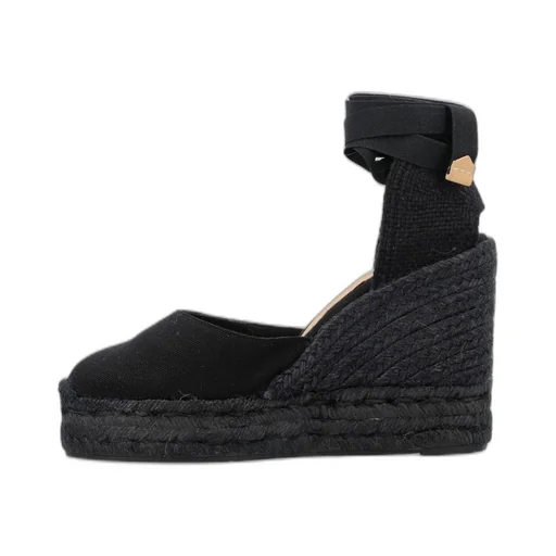 Carina Wedge Ankle-Strap Espadrilles