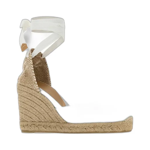 Almond Toe Ankle-Strap Wedge Espadrilles