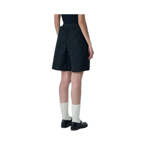 Textured Drawstring Shorts