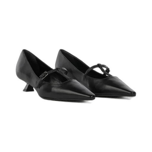 Pointed-Toe Buckle Pumps