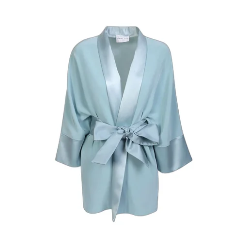 Satin Belted Duster Coat