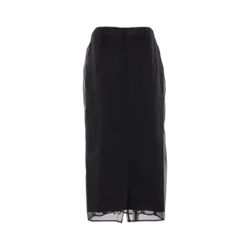 Ruffled Midi Skirt