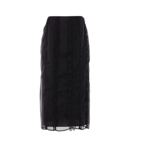 Ruffled Midi Skirt