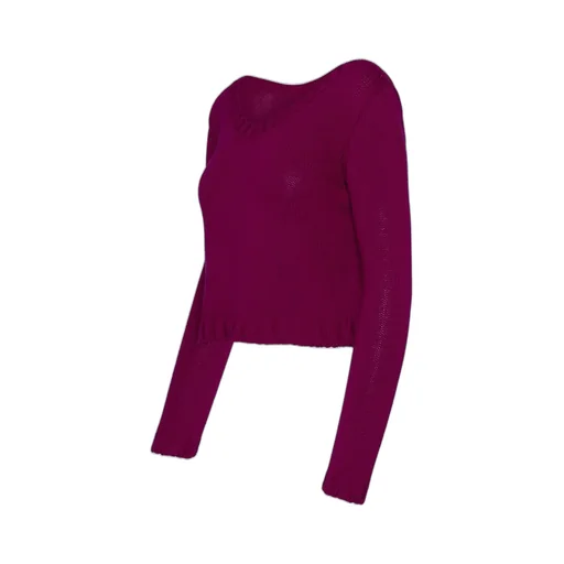 Ribbed V-Neck Knitwear