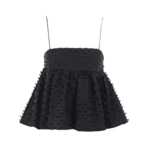 Fil Coupe Peplum Top