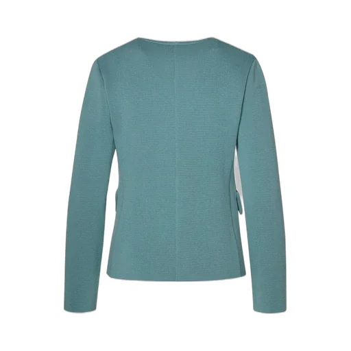 Jewel Button V-Neck Jacket