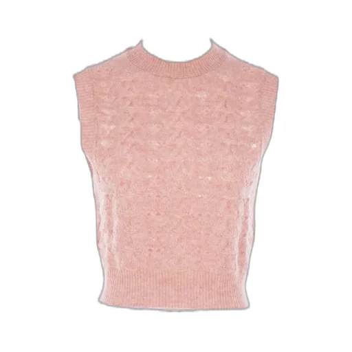 Textured Knit Vest