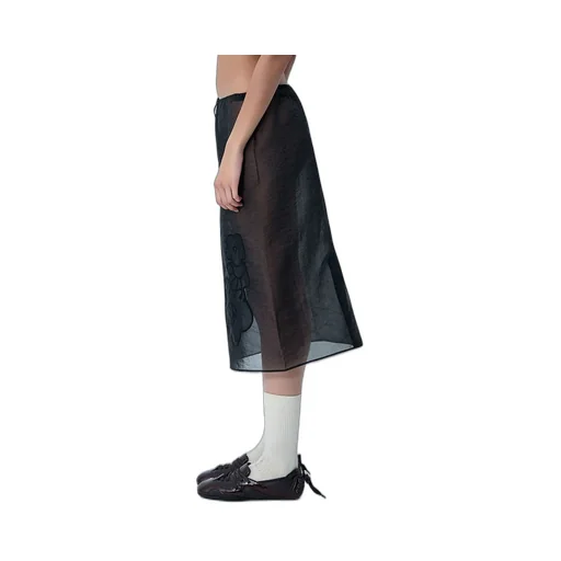 Bambi Drawstring Midi Skirt