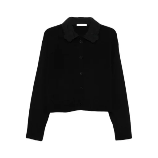 Ruffled Cardigan