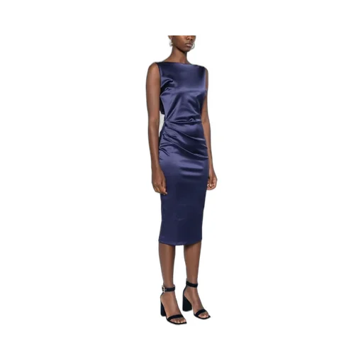 Ajour Satin Dress