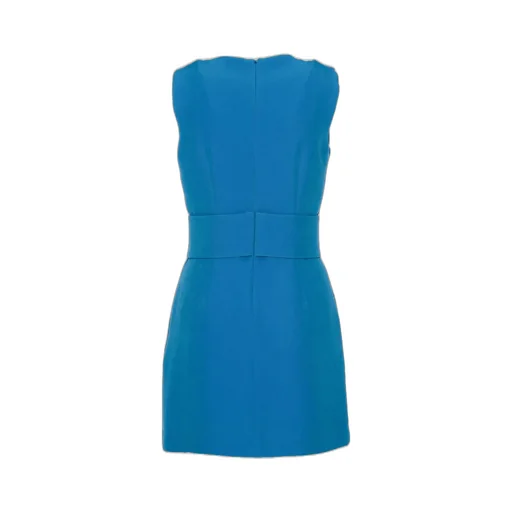 Belted Sleeveless Mini Dress