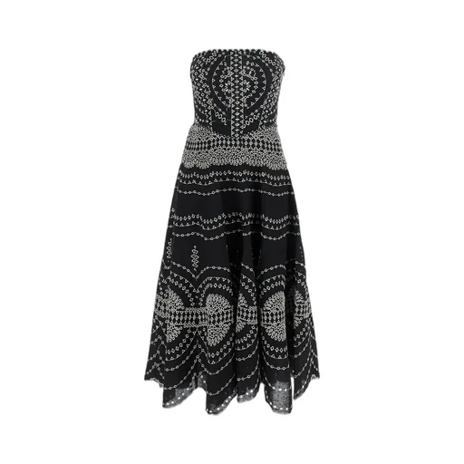 Iris Long Dress With Embroidery