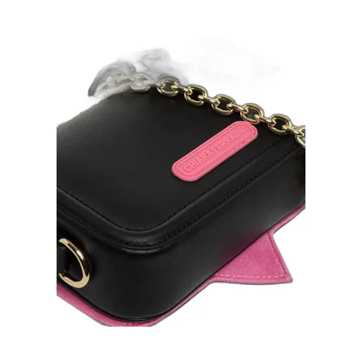 Logo Patch Chain-Linked Shoulder Bag