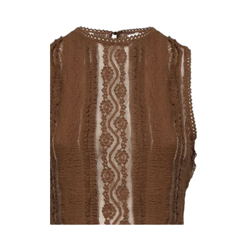 Mesh Sleeveless Top