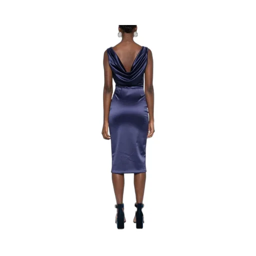 Ajour Satin Dress