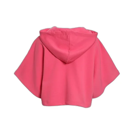 Short-Sleeved Drawstring Hoodie