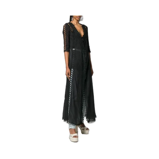 Lace Open-Front Jacket