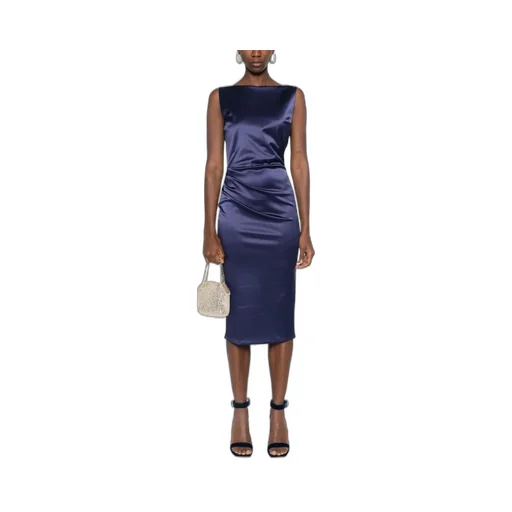 Ajour Satin Dress