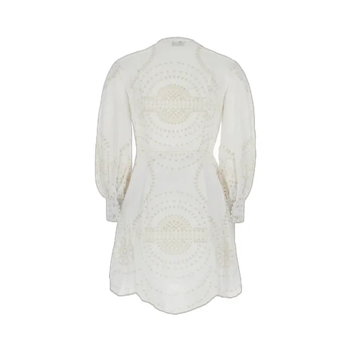Asahi Embroidered Pleated Dress