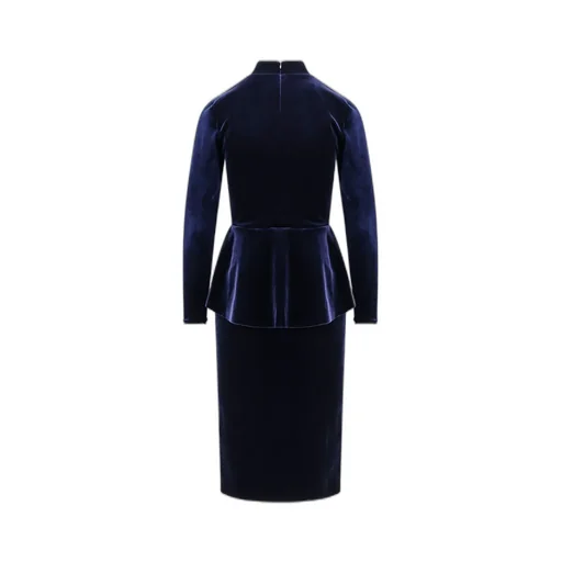 Rhinestone Turtleneck Dress