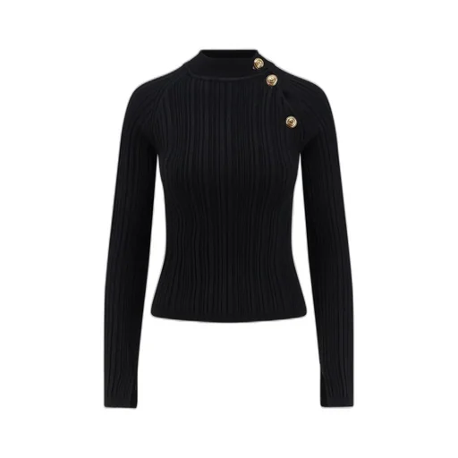 Ribbed Button Knitwear
