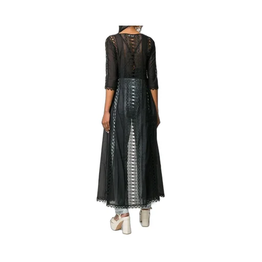 Lace Open-Front Jacket