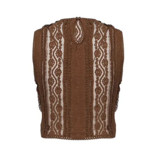 Mesh Sleeveless Top